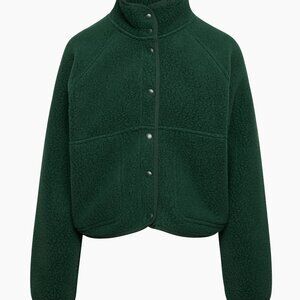 Green Aritzia Fleece Jacket